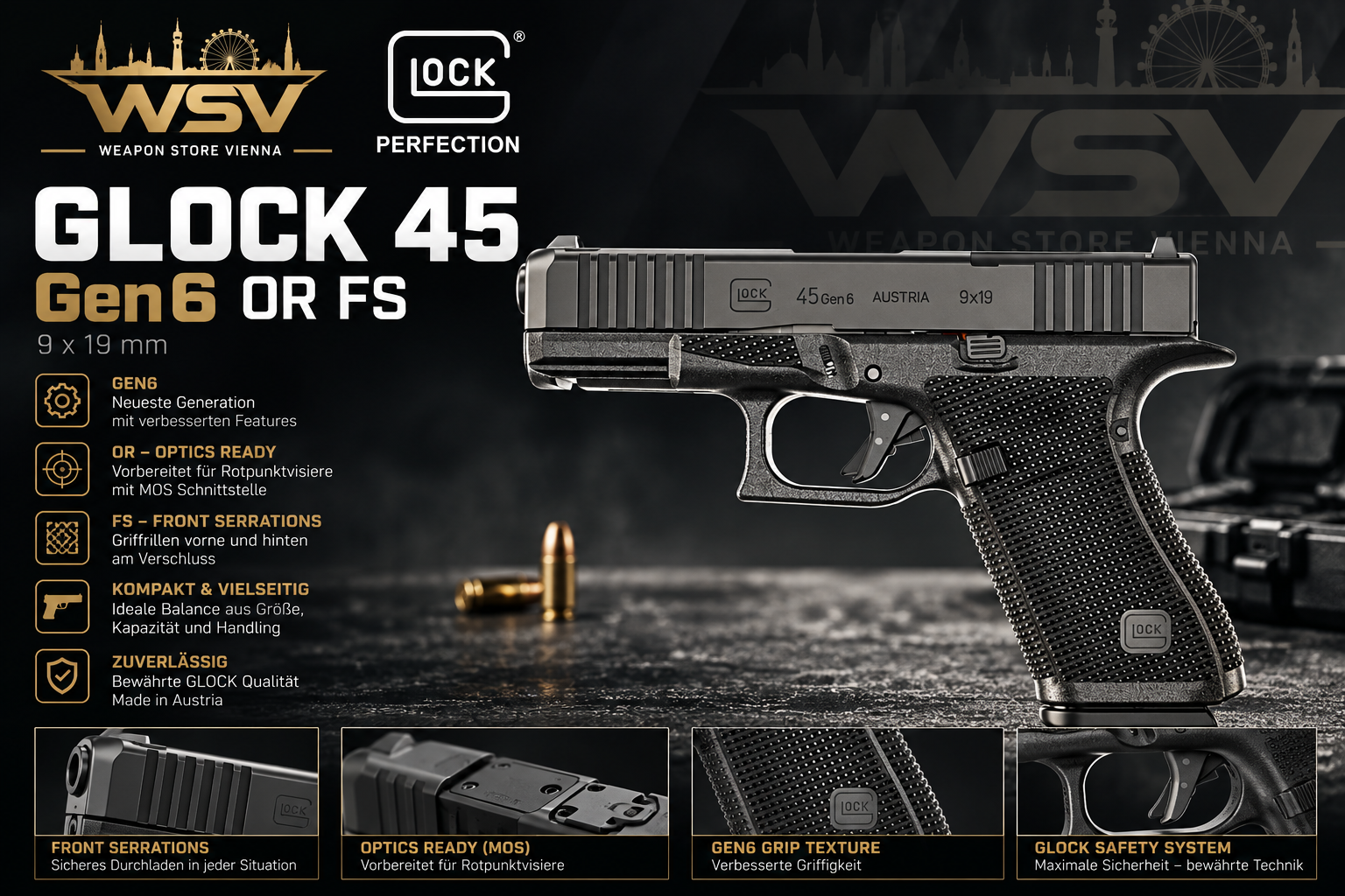 Glock 45 Gen6 OR/FS