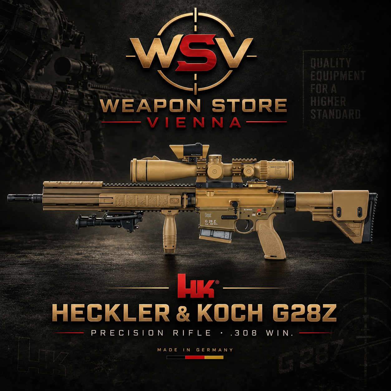 Heckler & Koch G28 Z, Vollausstattung 7.62×51